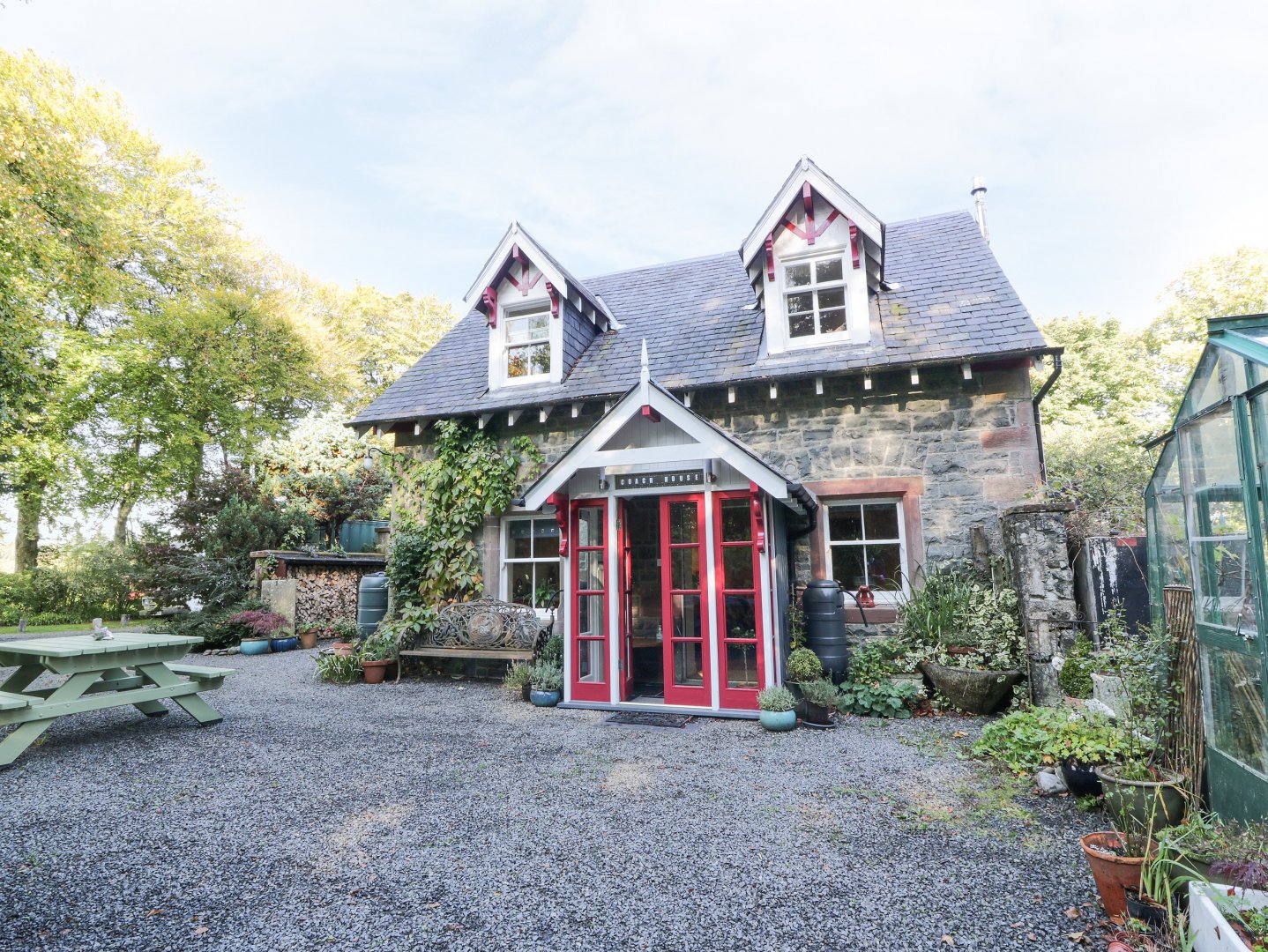 The Coach House Holiday Rental in Galloway Forest Park, Dumfries and