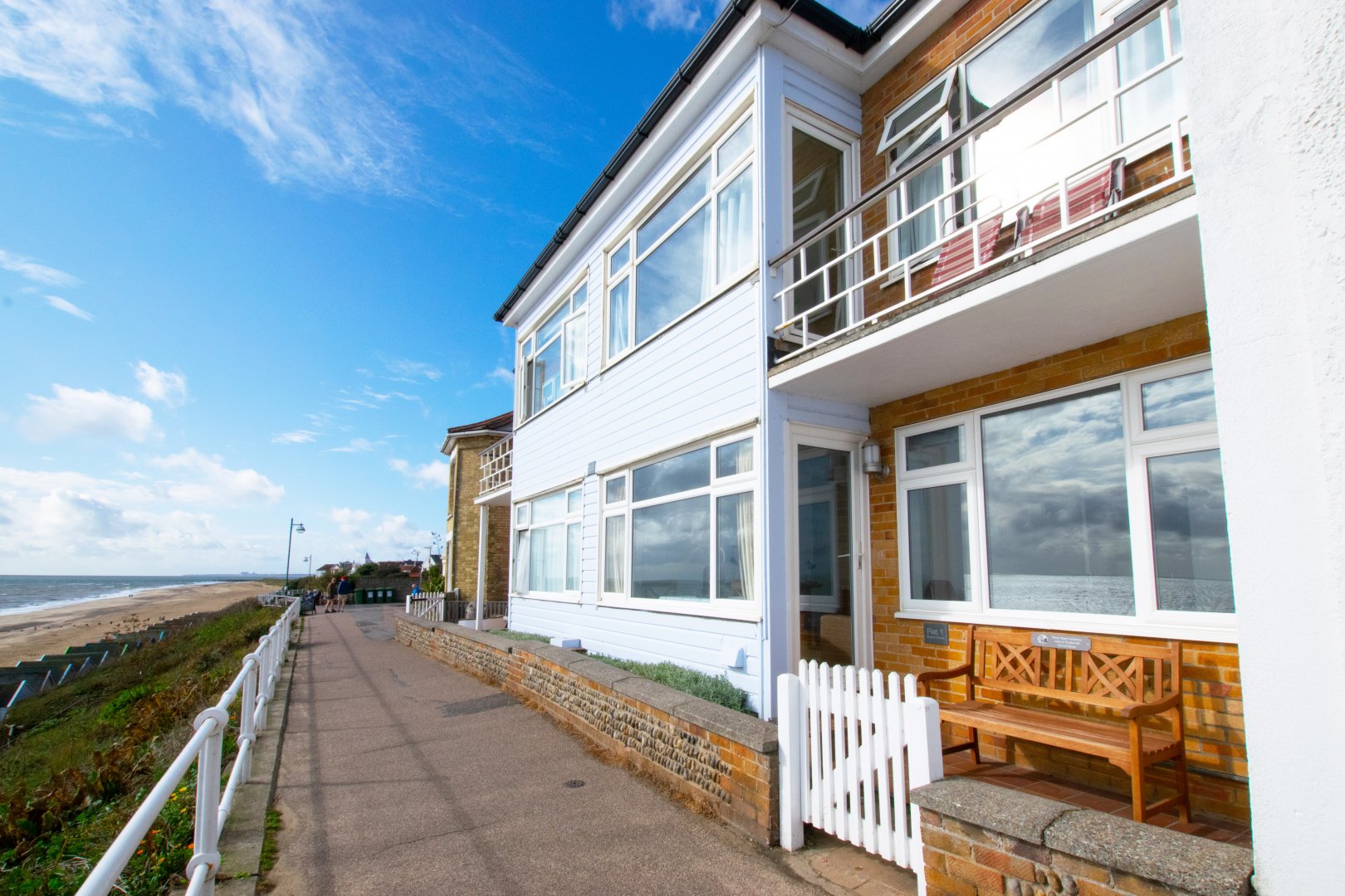 Flat 1 Beach House, 4 East Cliff Holiday Rental in Southwold, Suffolk